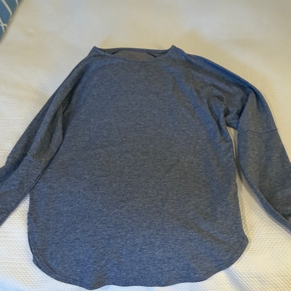 Girls Blue Long Sleeve Shirt